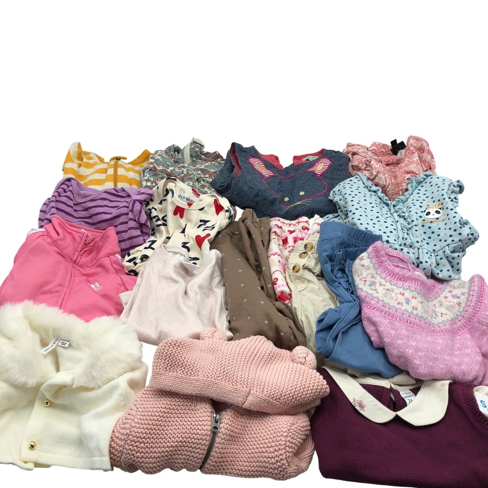 Baby Girls 18-24M Fall Winter Clothing BUNDLE Sweaters Pants Rompers Janie Hanna